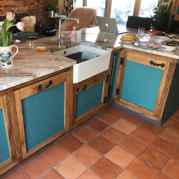 Colourful kitchen